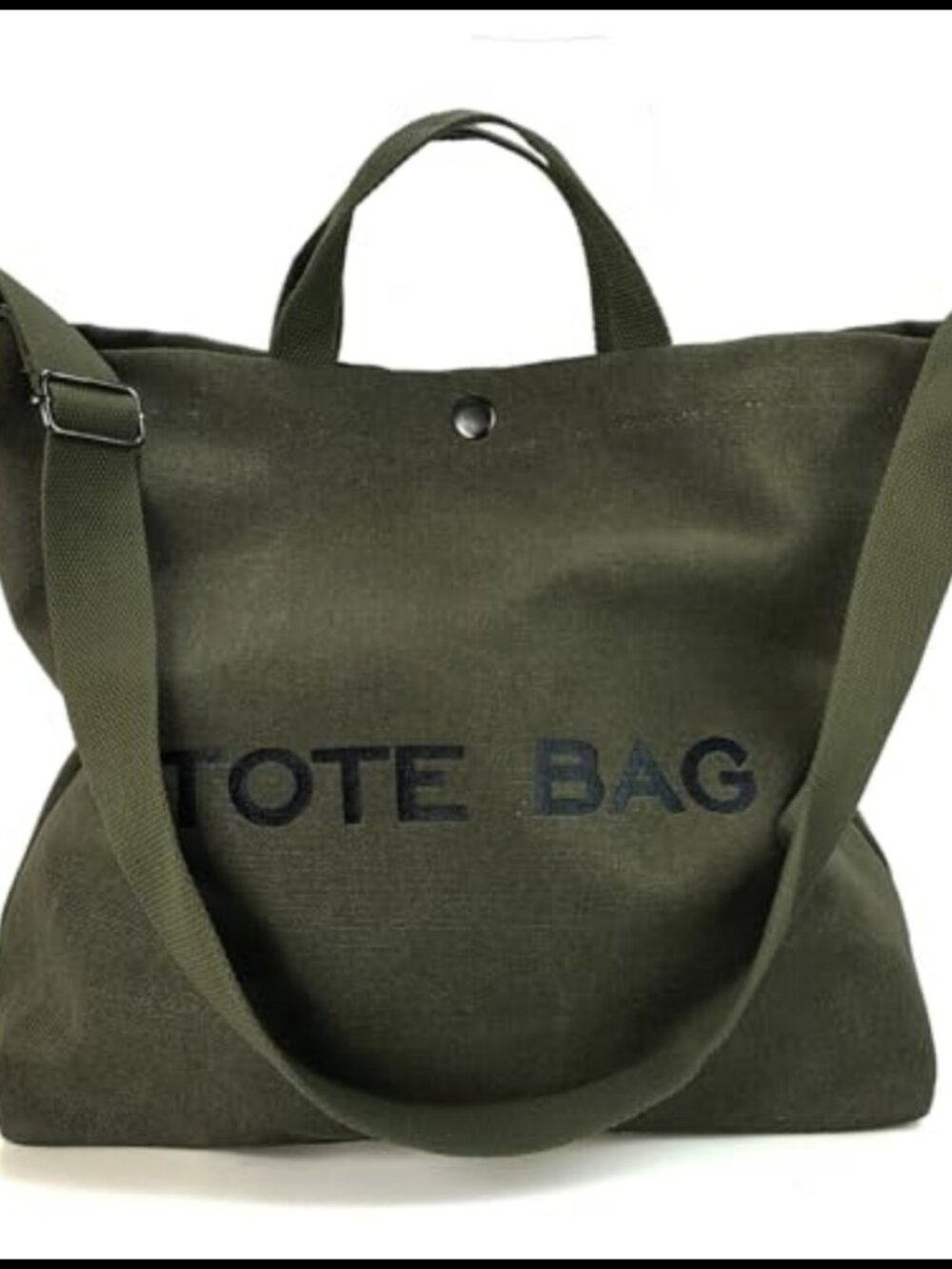 Canvas Tote Bag Travel Shoulder Crossbody Top Handle Large Capacity Handbag